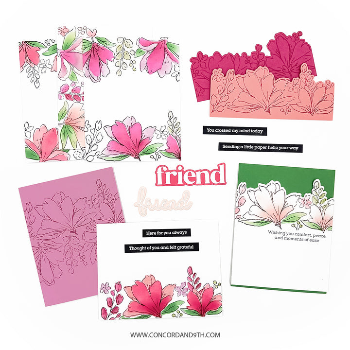 Concord & 9th - Garden's Edge BUNDLE Stamps, Die & Stencils