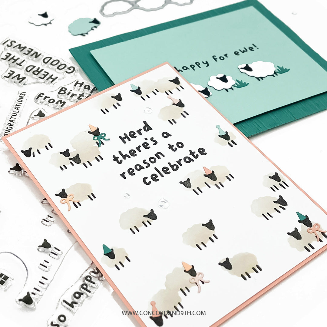 Concord & 9th - Happy Herd Stencil (1 qty; 4.75 x 6)