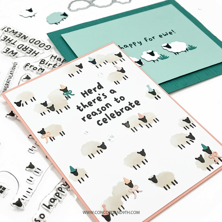 Concord & 9th - Happy Herd Stencil (1 qty; 4.75 x 6)