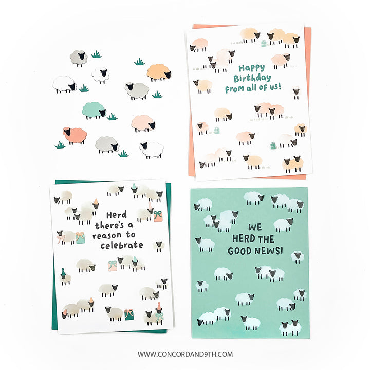 Concord & 9th - Happy Herd Bundle - Stamps, Dies & Stencils