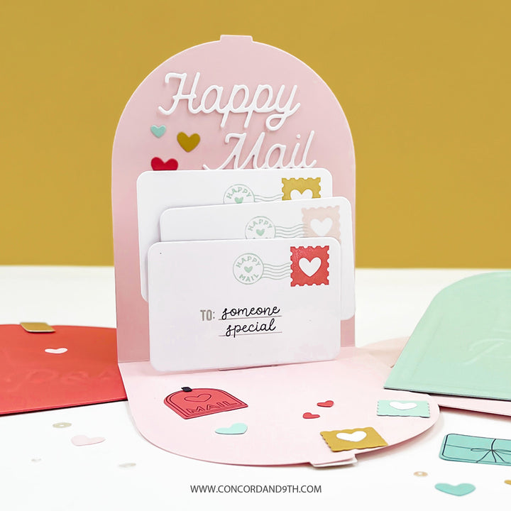 Concord & 9th - Happy Mail Bundle - Stamps/Dies/Embossing Folder