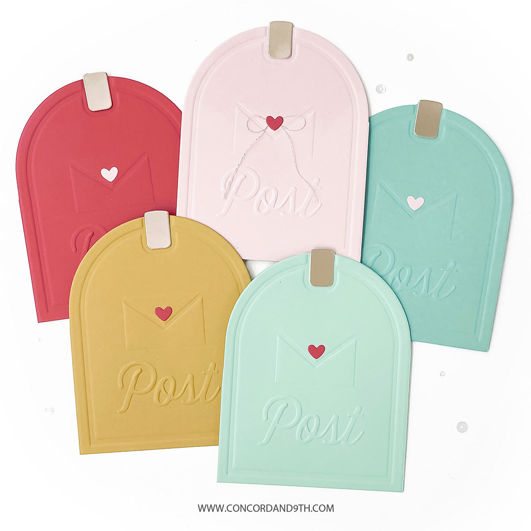 Concord & 9th - Happy Mail Embossing Folder (4.75 x 6)