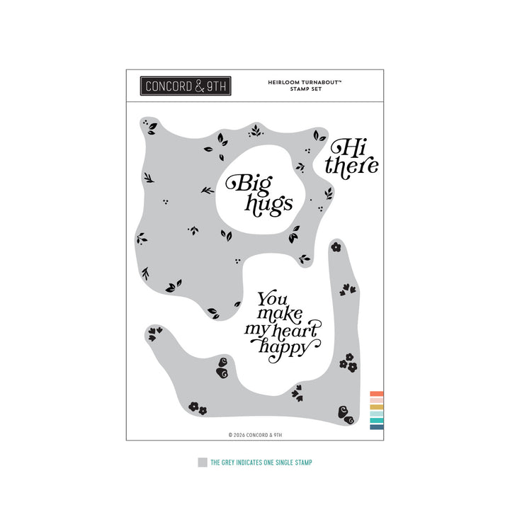 Concord & 9th - Heirloom Turnaboutª Stamp Set (6 x 8)