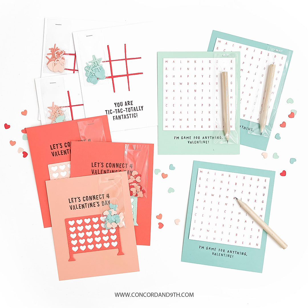 Concord & 9th - Love Games Bundle - Stamps/Dies