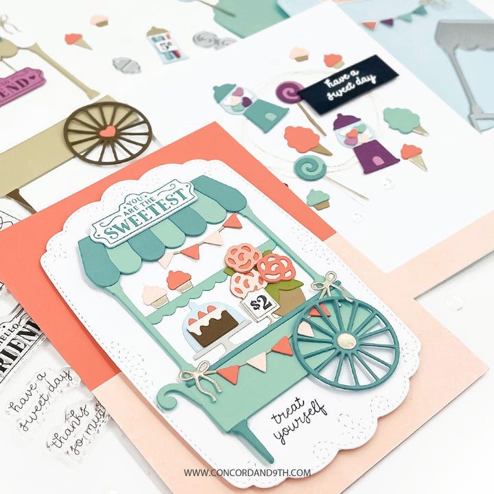 Concord & 9th - Sweet-cart Bundle - Stamp Set/Dies