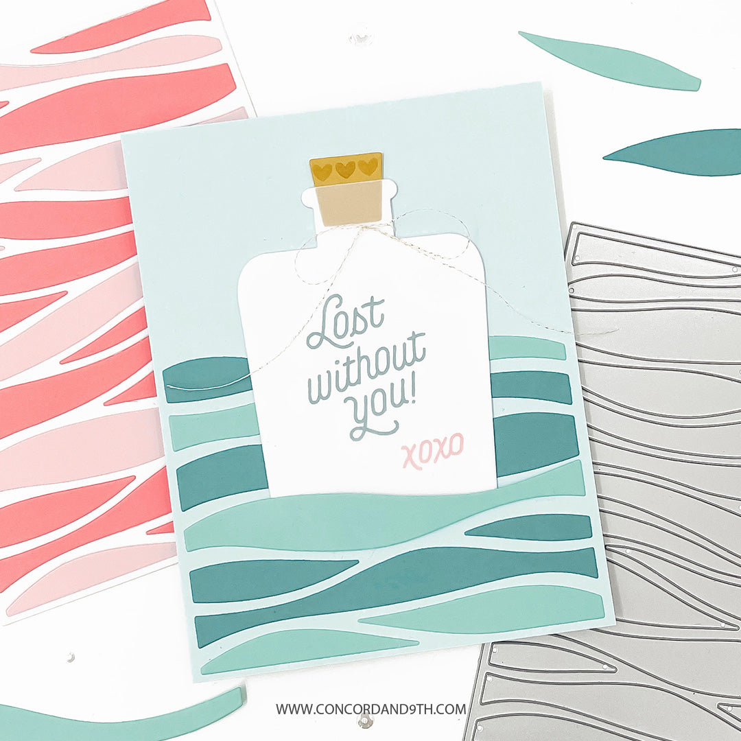 Concord & 9th - Wavy Card Front Die