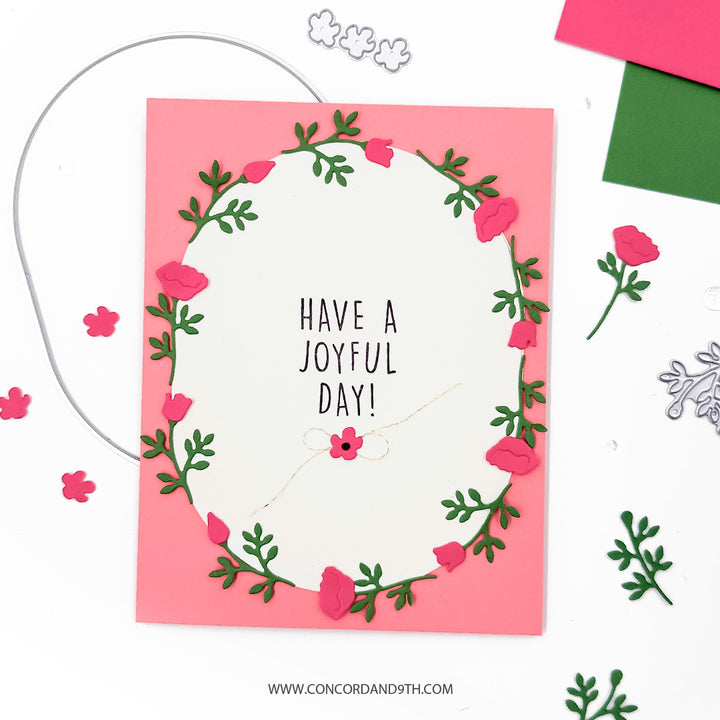 Concord & 9th - Wheelbarrow Wishes Stamp Set (4 x 4)