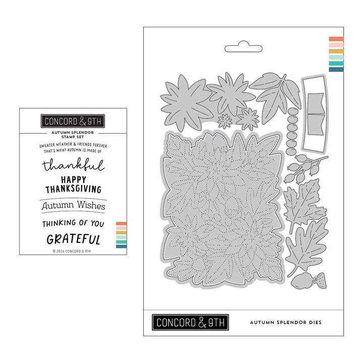 Concord & 9th - Autumn Splendor Bundle - Stamps & Dies