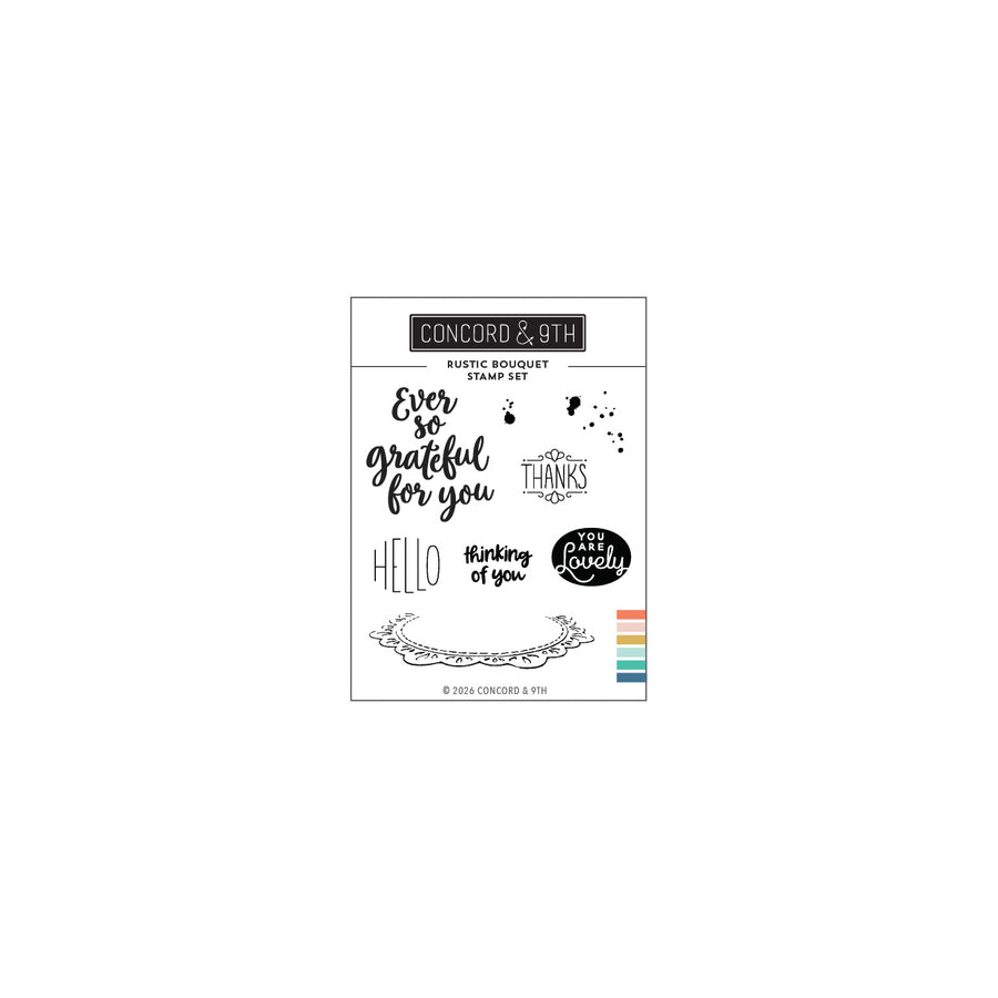 Concord & 9th - Rustic Bouquet Stamp Set (3 x 4)