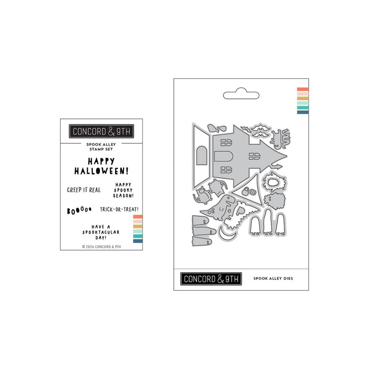 Concord & 9th - Spook Alley Bundle - Stamps & Dies