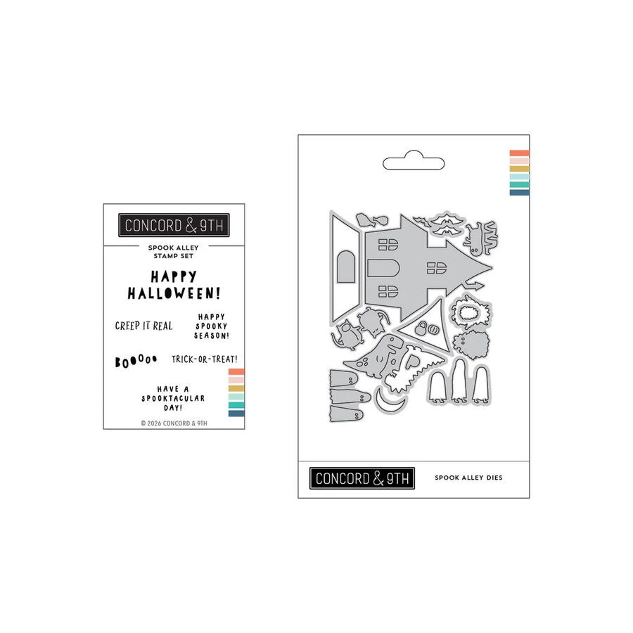 Concord & 9th - Spook Alley Bundle - Stamps & Dies