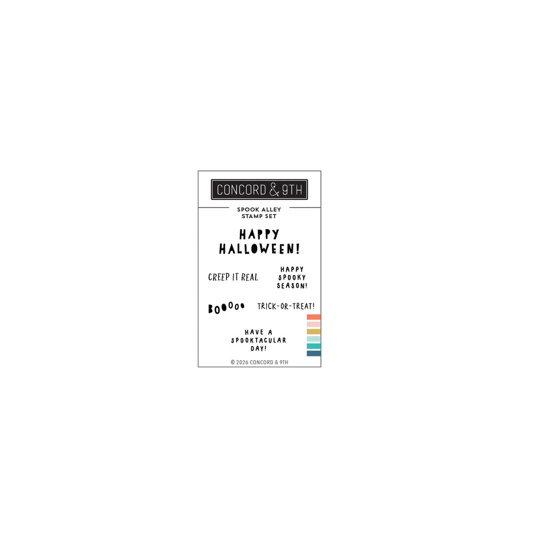 Concord & 9th - Spook Alley Stamp Set (2 x 3)
