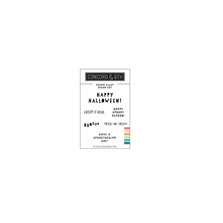 Concord & 9th - Spook Alley Stamp Set (2 x 3)