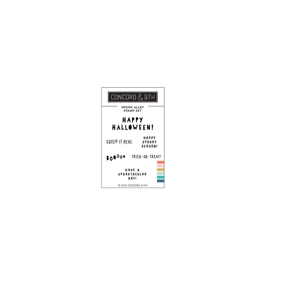 Concord & 9th - Spook Alley Stamp Set (2 x 3)