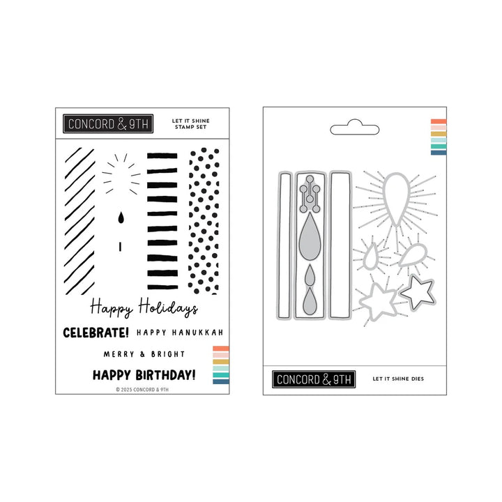Concord & 9th - Let It Shine Bundle - Stamp Set and Die Set