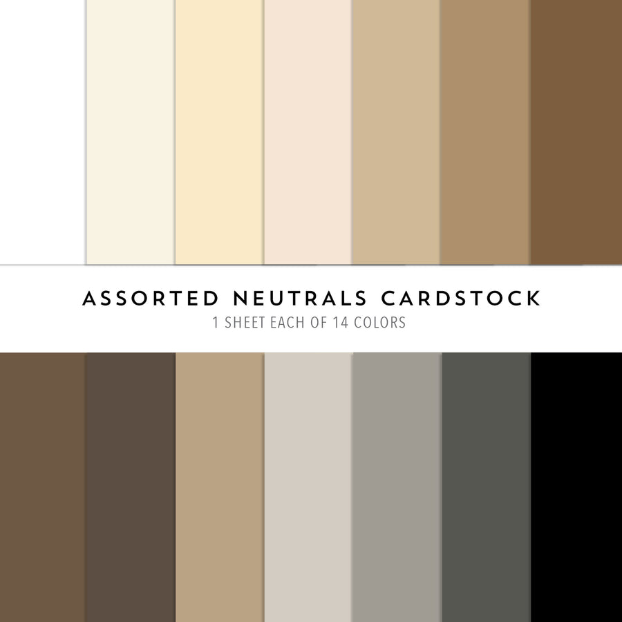 Concord & 9th - Neutrals Collection Assorted Cardstock Pack