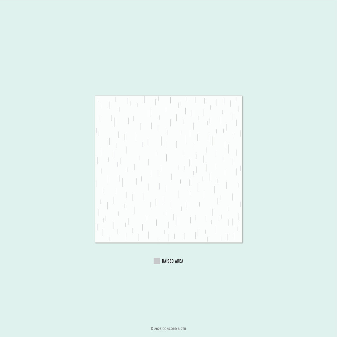 concord & 9th dashed lines embossing folder 6 x 6 12514