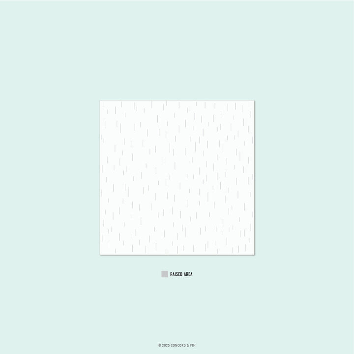 concord & 9th dashed lines embossing folder 6 x 6 12514