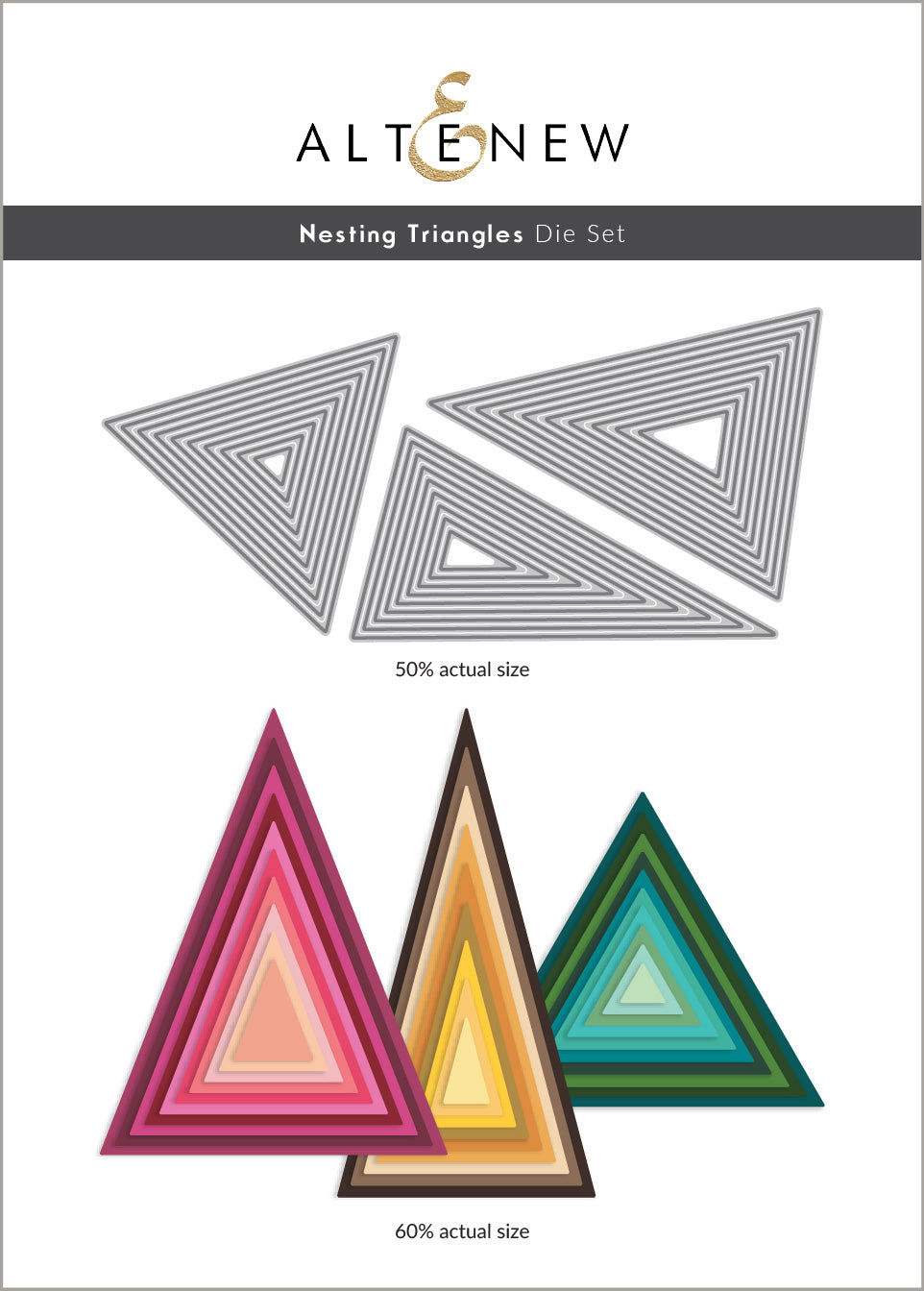 Altenew - Nesting Triangles Die Set