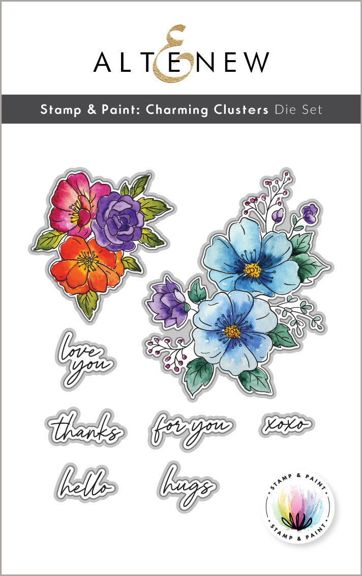 Altenew - Stamp & Paint: Charming Clusters Complete Bundle