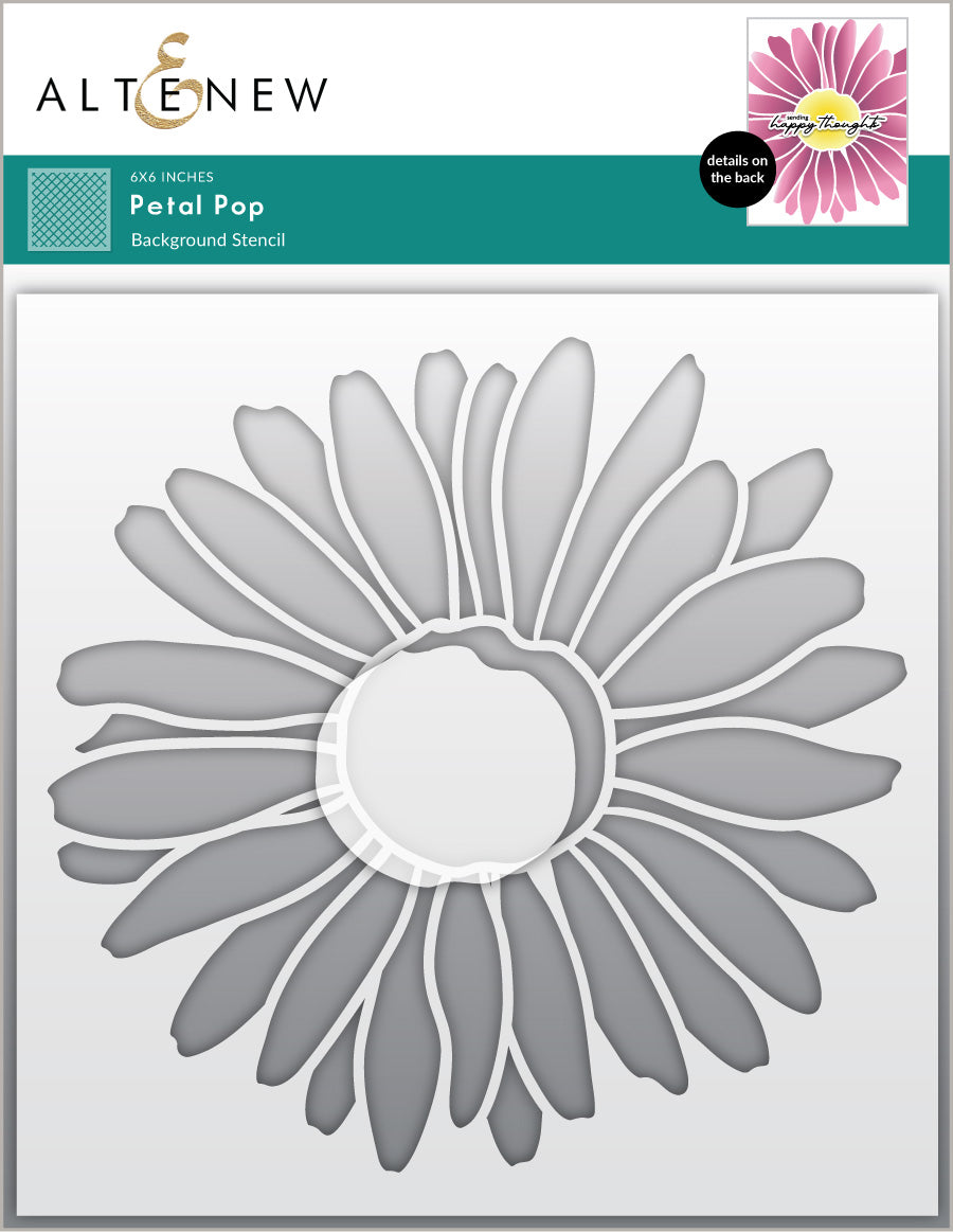 Altenew - Background Stencil - Petal Pop