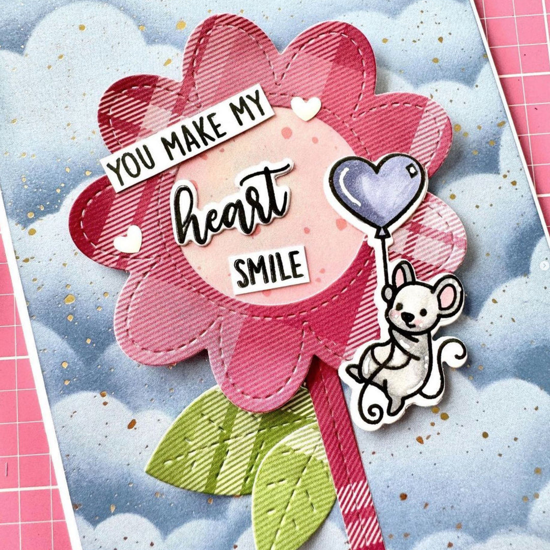 Lawn Fawn - LF1921 & LF1922 - Stitched Flower - Lawn Cuts Die Bundle