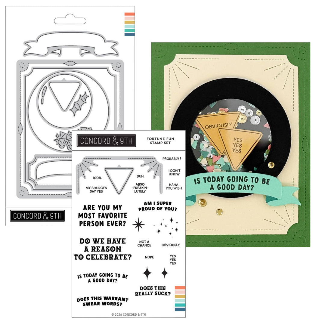 concord 9th fortune fun bundle stamps dies