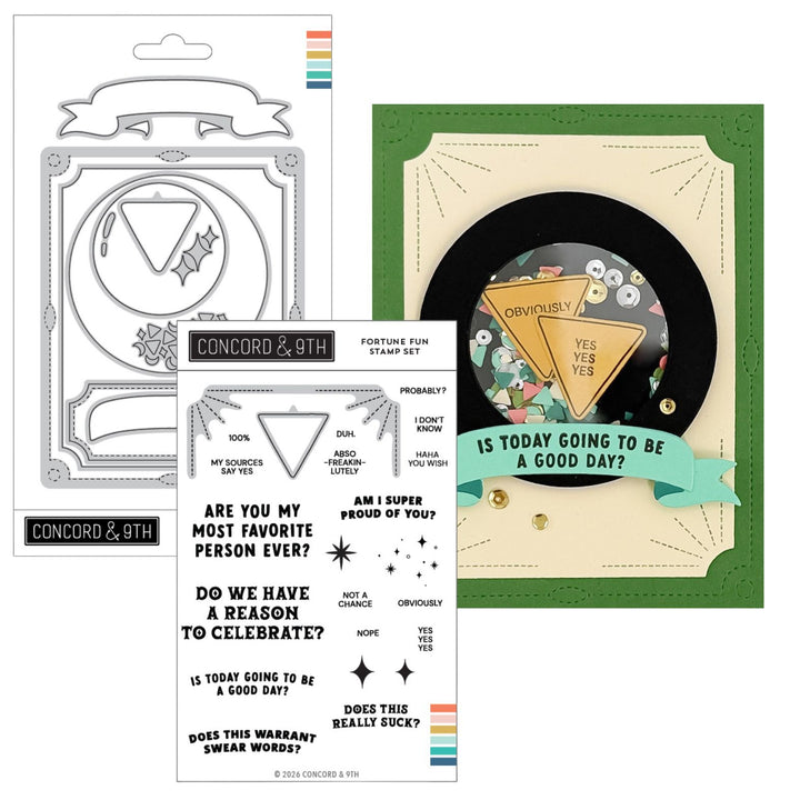 concord 9th fortune fun bundle stamps dies