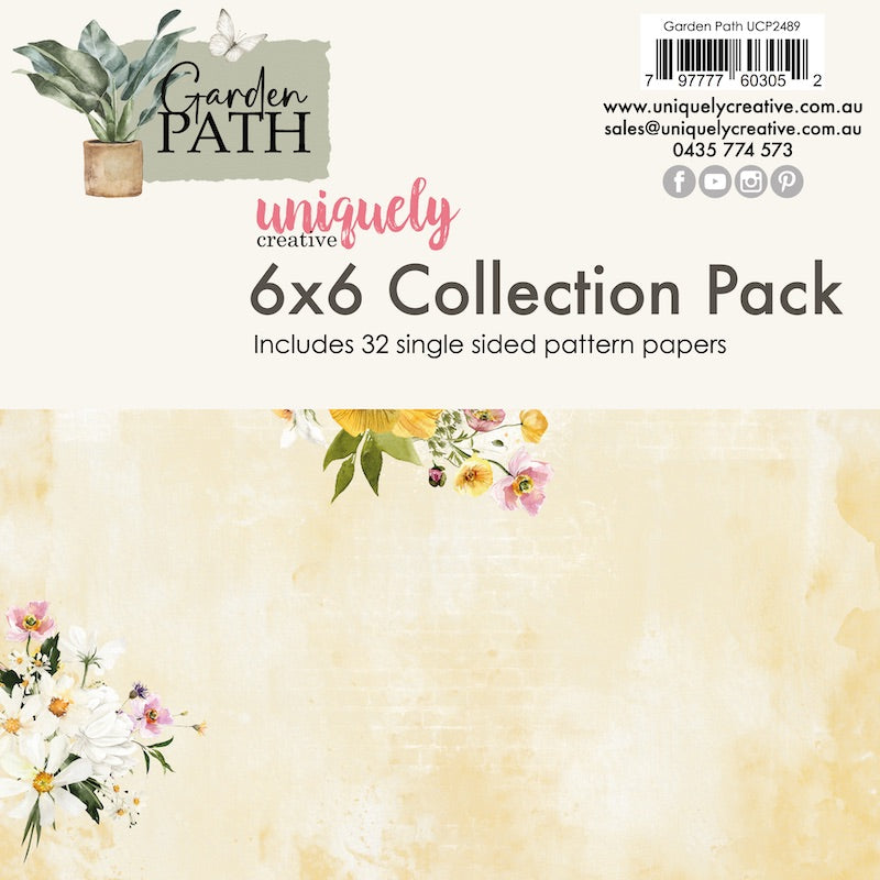 Uniquely creative Garden path paper pack 6x6