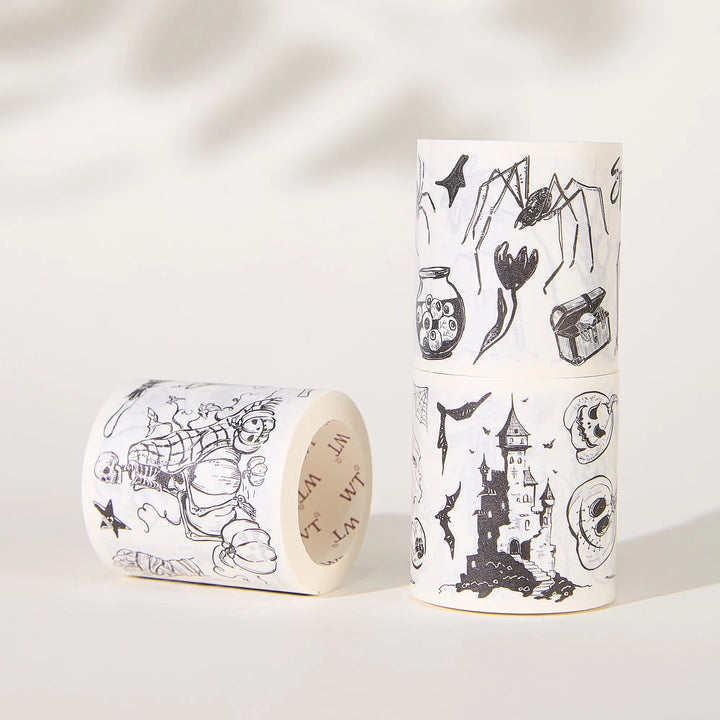 The Washi Tape Shop - Graveyard Scribbles Washi Tape Sticker Set (GILDED)