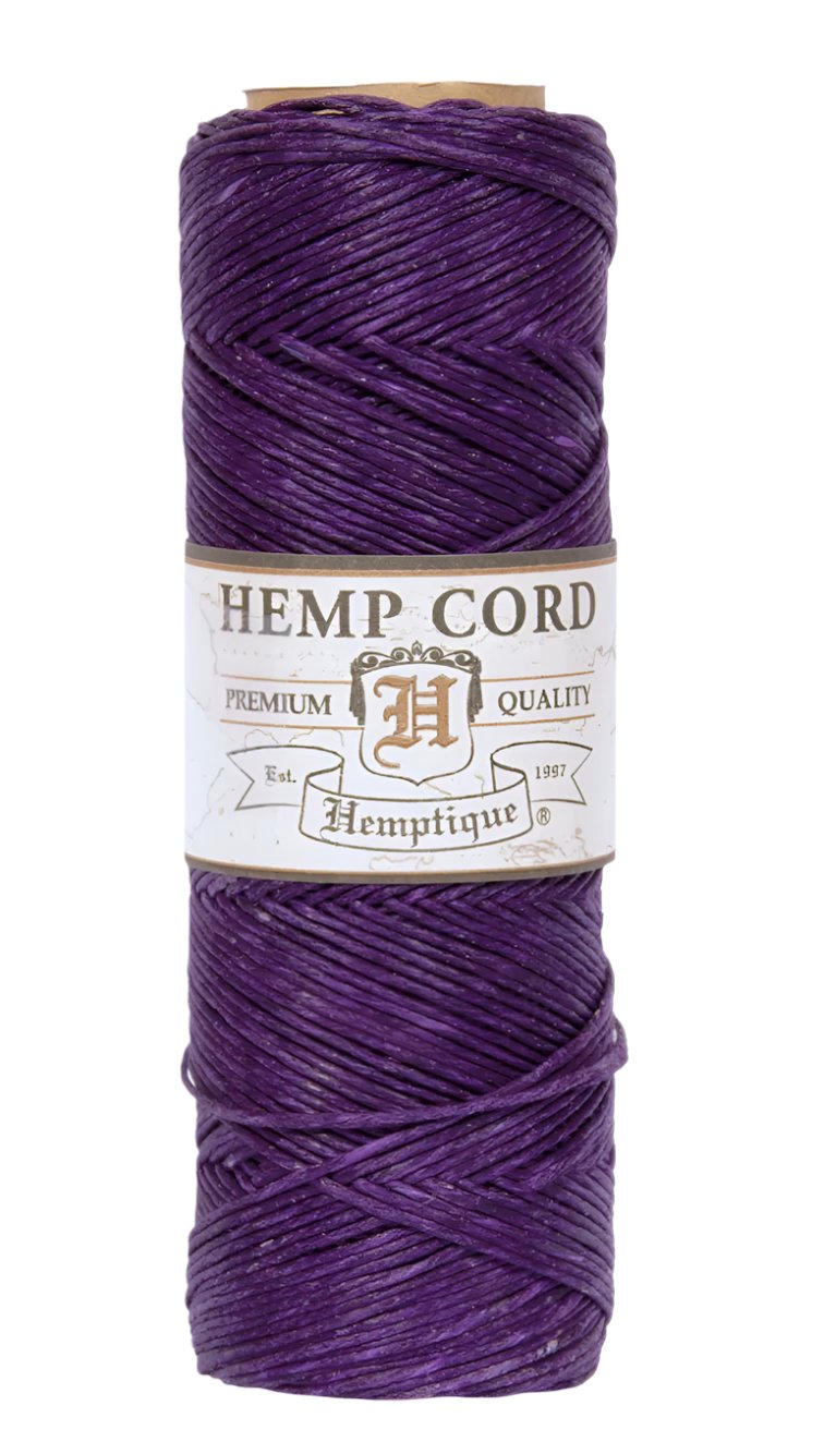 Purple Hemp Cord Hemptique Twine #10