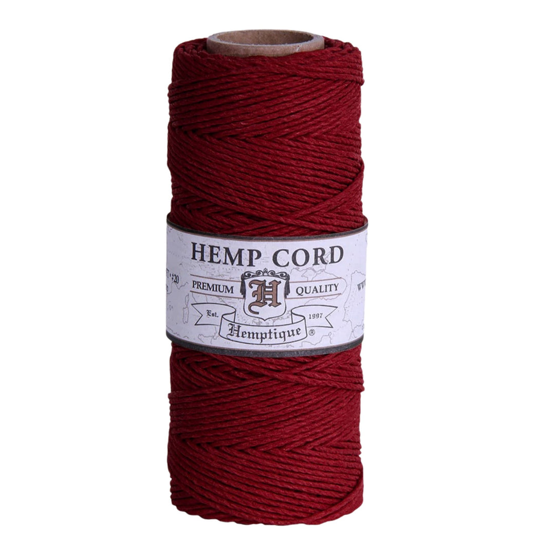 Hemp Cord Spool #20 - Rio Red