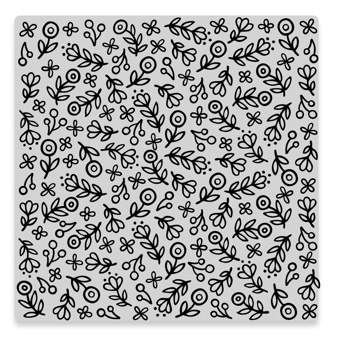 Hero Arts Infinity Dies - Bold Prints Cling Stamp - Whimsy Floral
