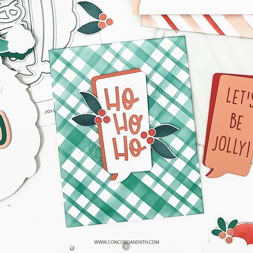 PRE_ORDER ONLY - Concord & 9th - Jolly St. Nick Stamps, Dies & Stencils Bundle