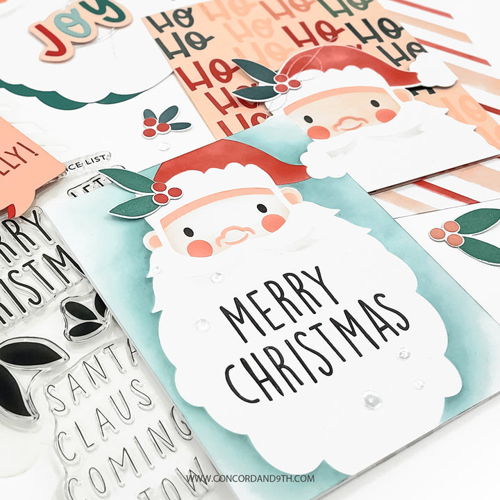 PRE_ORDER ONLY - Concord & 9th - Jolly St. Nick Stamps, Dies & Stencils Bundle