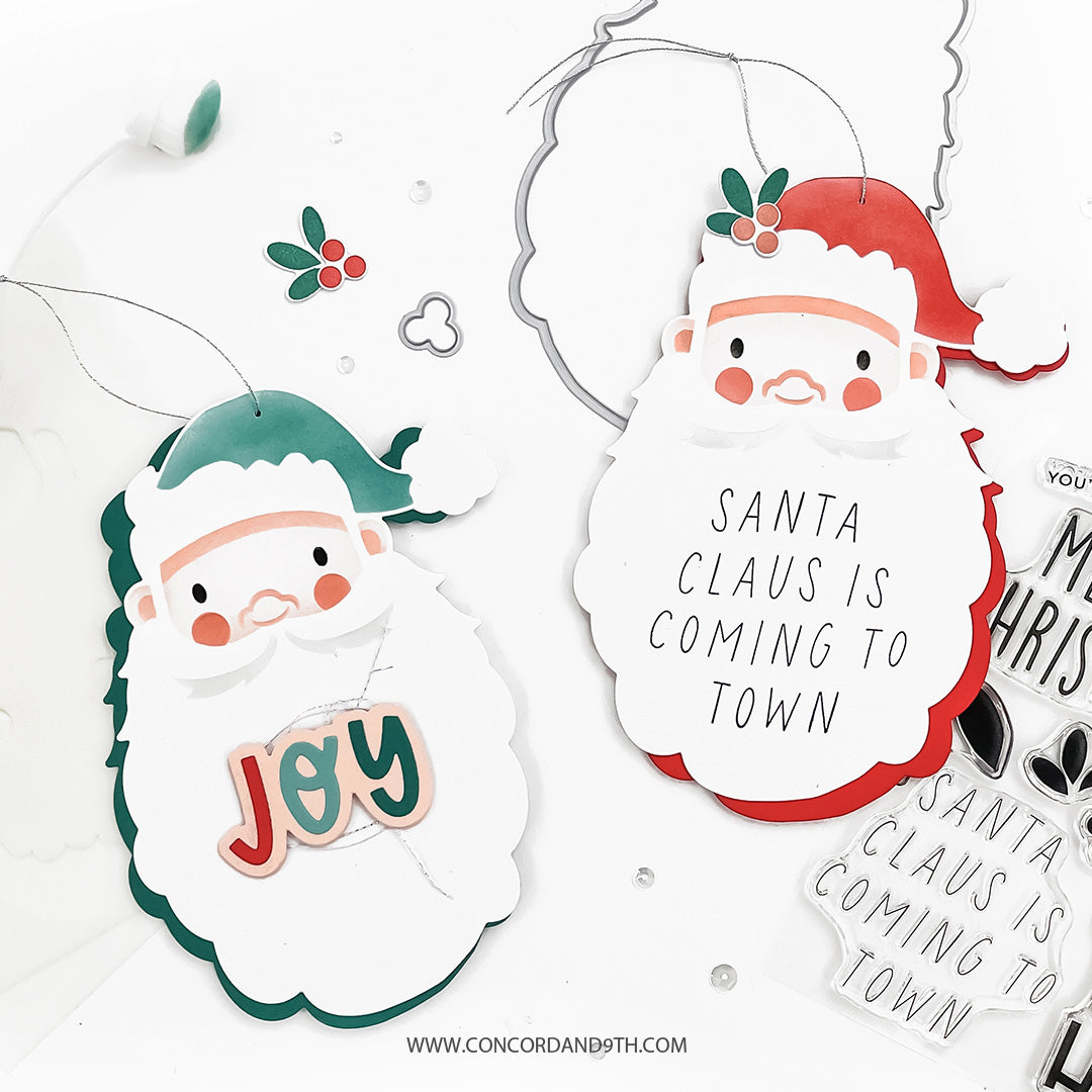 PRE_ORDER ONLY - Concord & 9th - Jolly St. Nick Stamps, Dies & Stencils Bundle