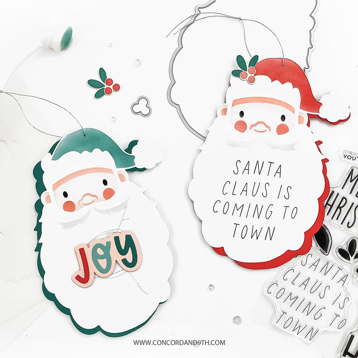 PRE_ORDER ONLY - Concord & 9th - Jolly St. Nick Stamps, Dies & Stencils Bundle
