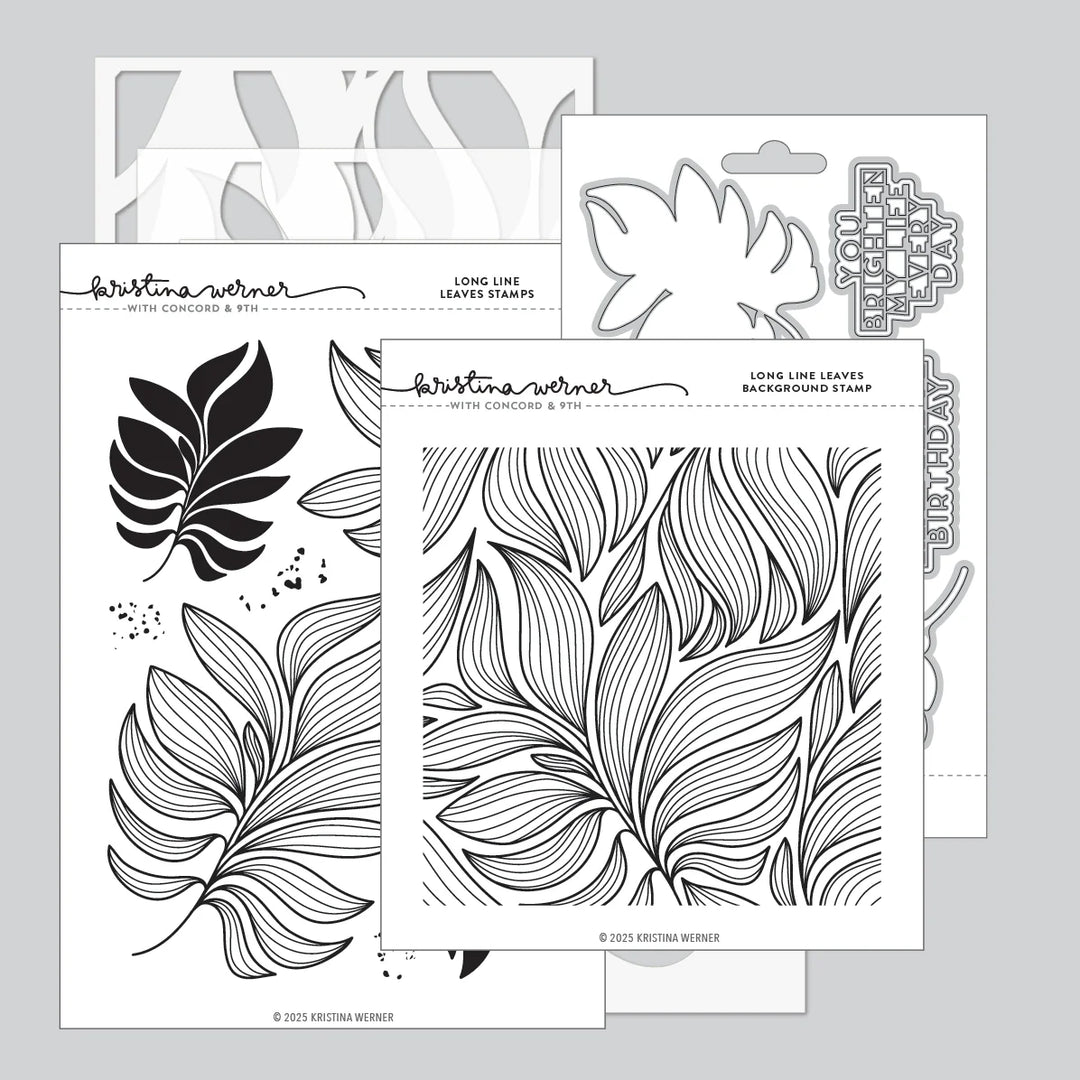 Kristina Werner Long line leaves bundle for Concord & 9th