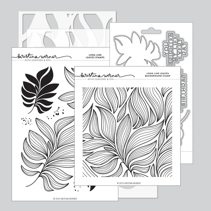 Kristina Werner Long line leaves bundle for Concord & 9th