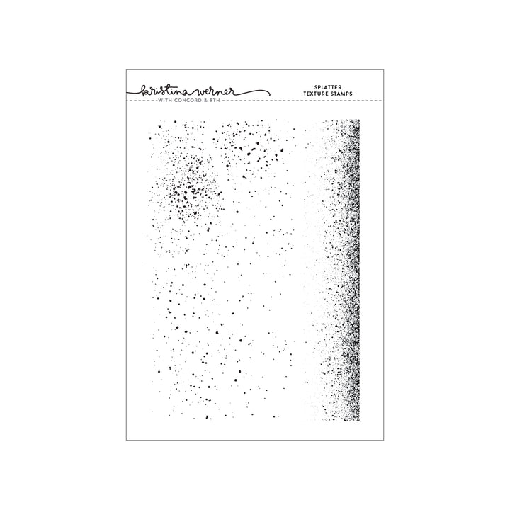 concord & 9th kristina werner splatter texture stamp set 6 x 6 kw1150