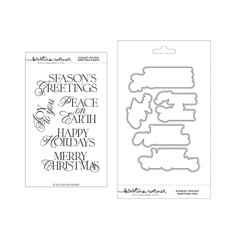 concord 9th kristina werner elegant holiday greetings bundle