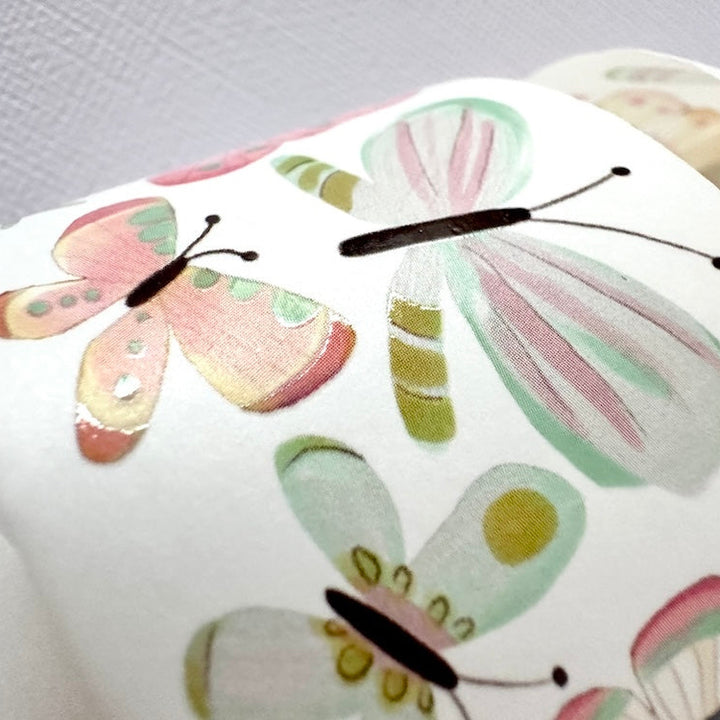 Close up of butterfly washi tape by Kate Mason Art