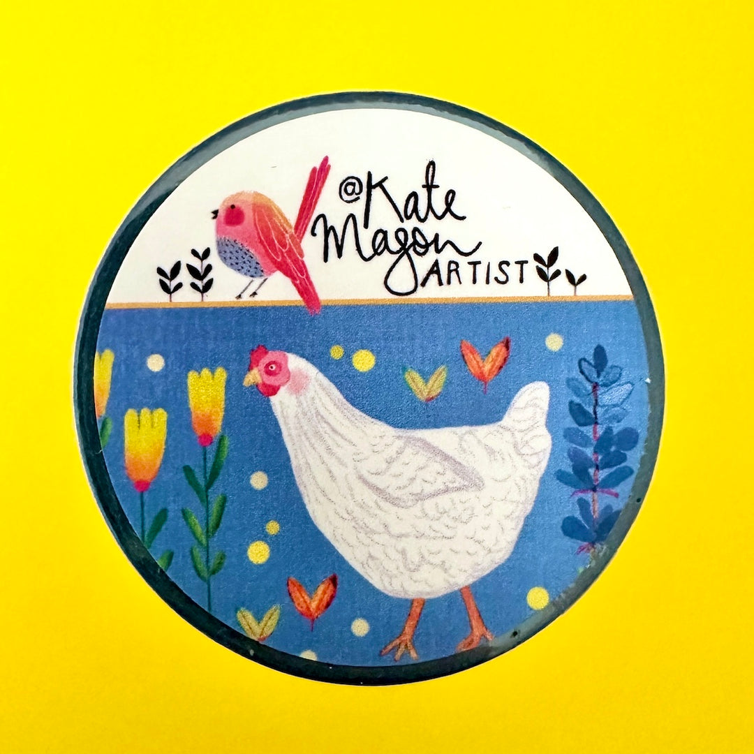 Kate Mason Artist - Washi Tape - Chickens & Flowers