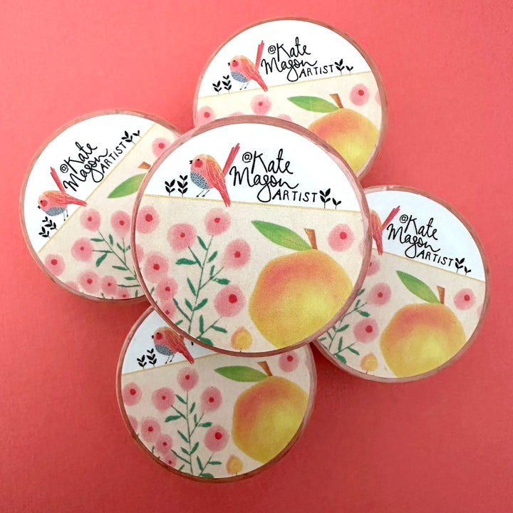 Kate Mason Artist - Washi Tape - Fruity Floral