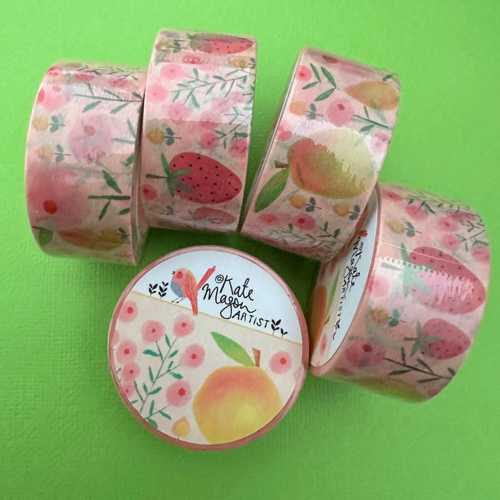 Kate Mason Artist - Washi Tape - Fruity Floral