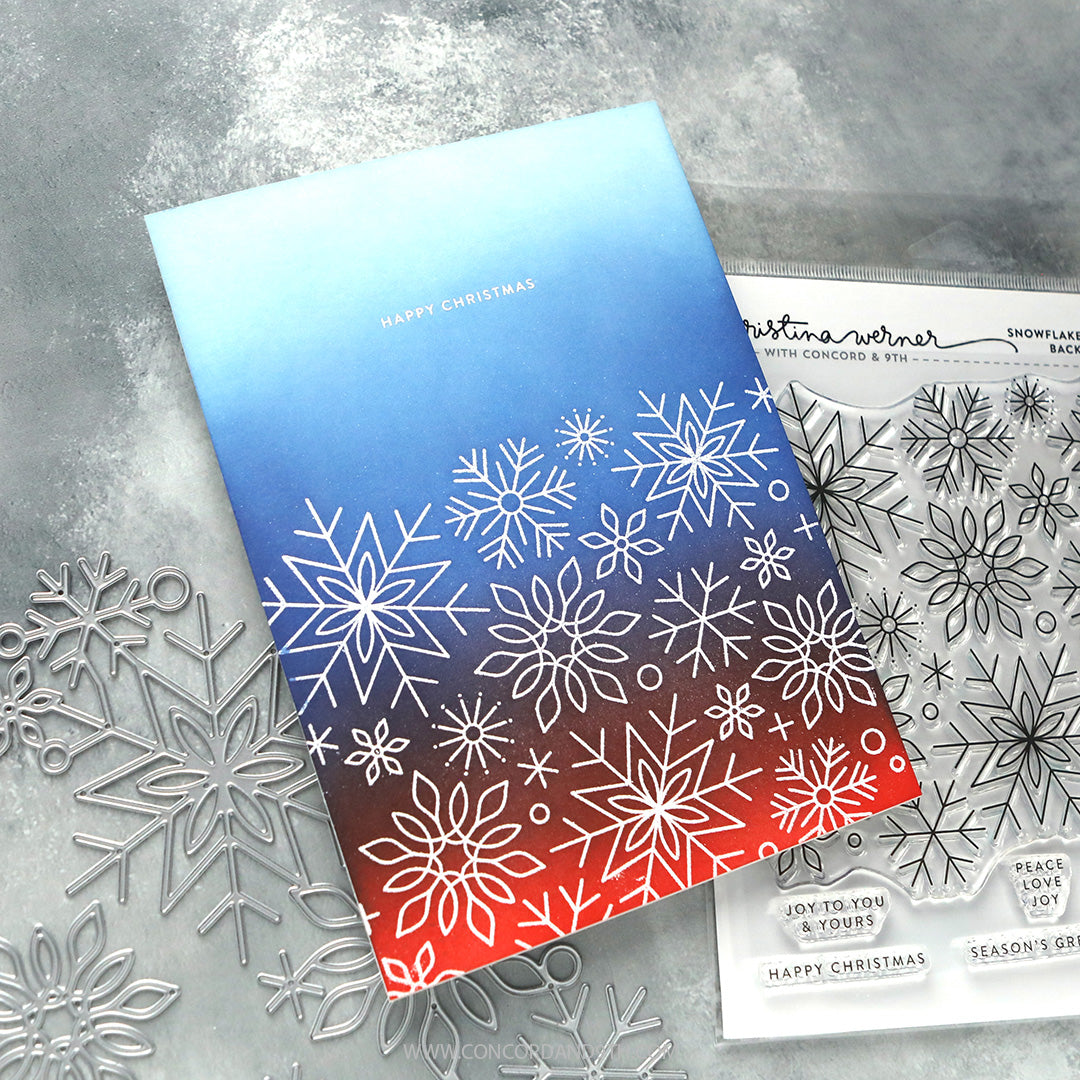 Concord & 9th - Kristina Werner - Snowflake Seasons Stamp & Die Bundle