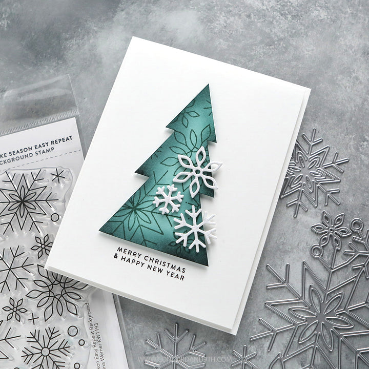 Concord & 9th - Kristina Werner - Snowflake Seasons Stamp & Die Bundle