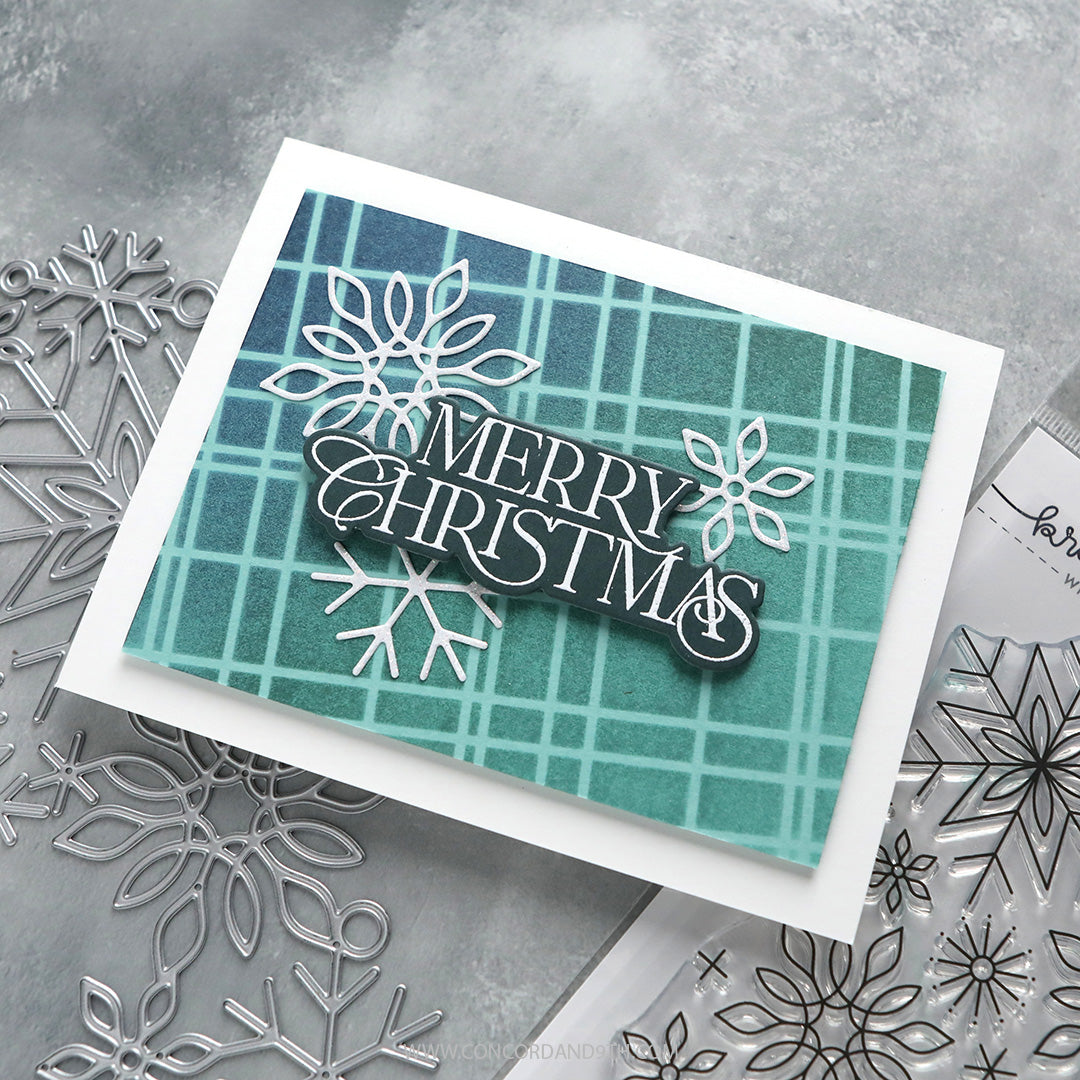 Concord & 9th - Kristina Werner - Snowflake Seasons Stamp & Die Bundle