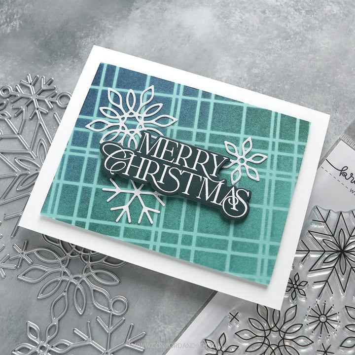 Concord & 9th - Kristina Werner - Snowflake Seasons Stamp & Die Bundle