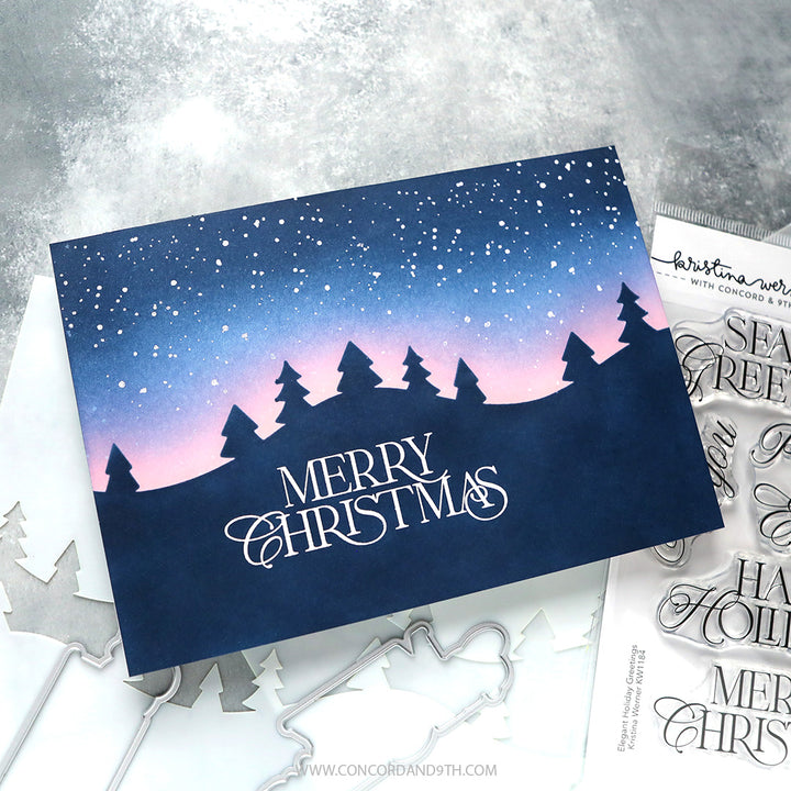 Concord & 9th - Krisina Werner - Trees and Forest Stencil Pack (4 qty; 6 x 9)